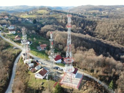 BB station “POBRĐE” Banja Luka – Antenna pole ARS.BB.48-3P